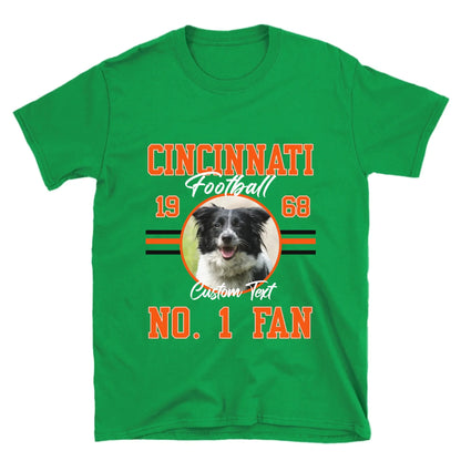 Personalized American Football Photo Upload T-Shirt