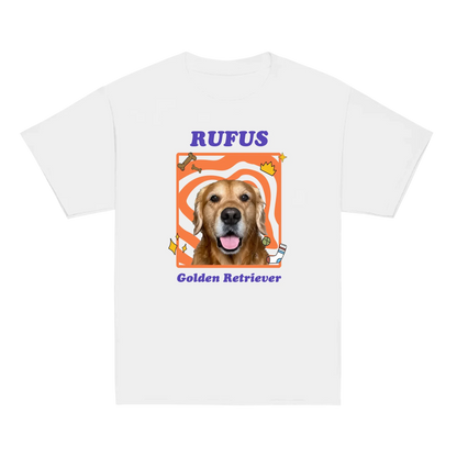 Personalized Pop Art Pet Photo Baby Tee