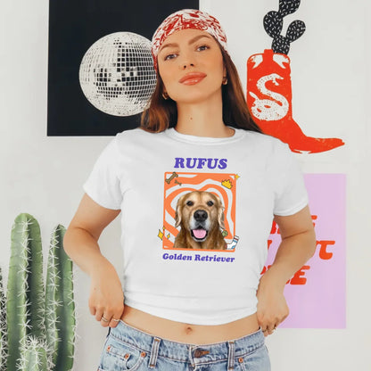 Personalized Pop Art Pet Photo Baby Tee
