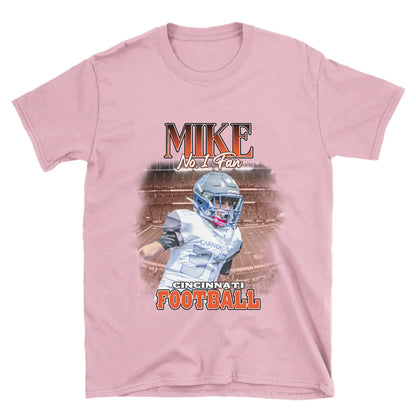 Personalized American Football Fan Photo T-Shirt