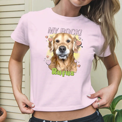 Personalized Love Hearts Baby Tee