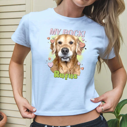 Personalized Love Hearts Baby Tee