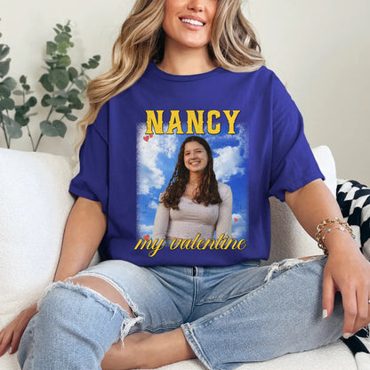 Personalized Valentines Photo Upload T-Shirt