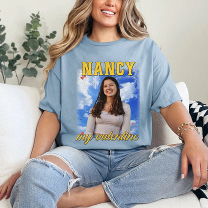 Personalized Valentines Photo Upload T-Shirt