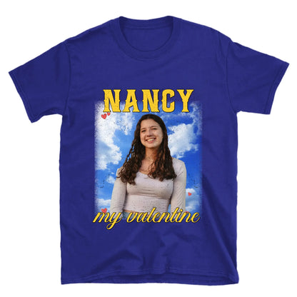 Personalized Valentines Photo Upload T-Shirt