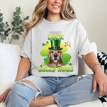 Personalized Leprechaun Pet Photo T-Shirt