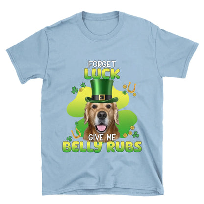 Personalized Leprechaun Pet Photo T-Shirt