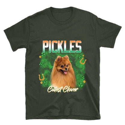 Personalized St. Patrick's Day Pet Photo T-Shirt