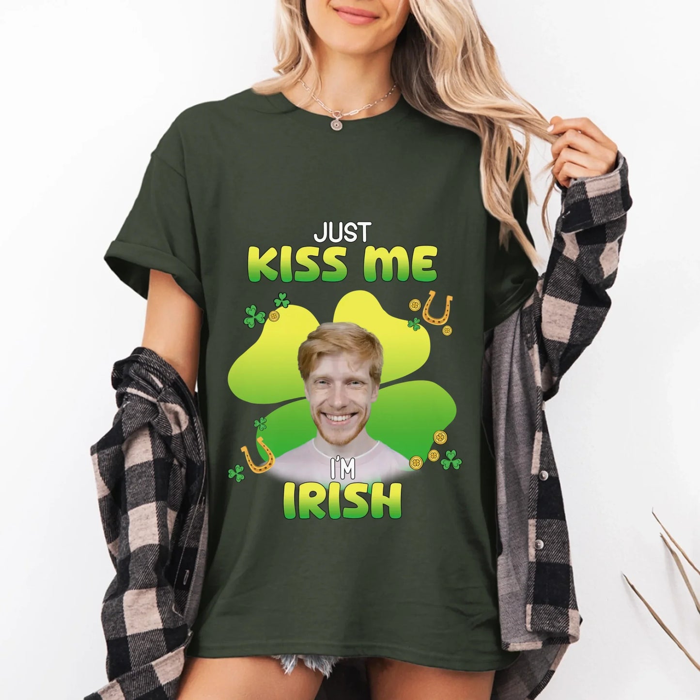 Personalized St. Patrick's Day Photo T-Shirt