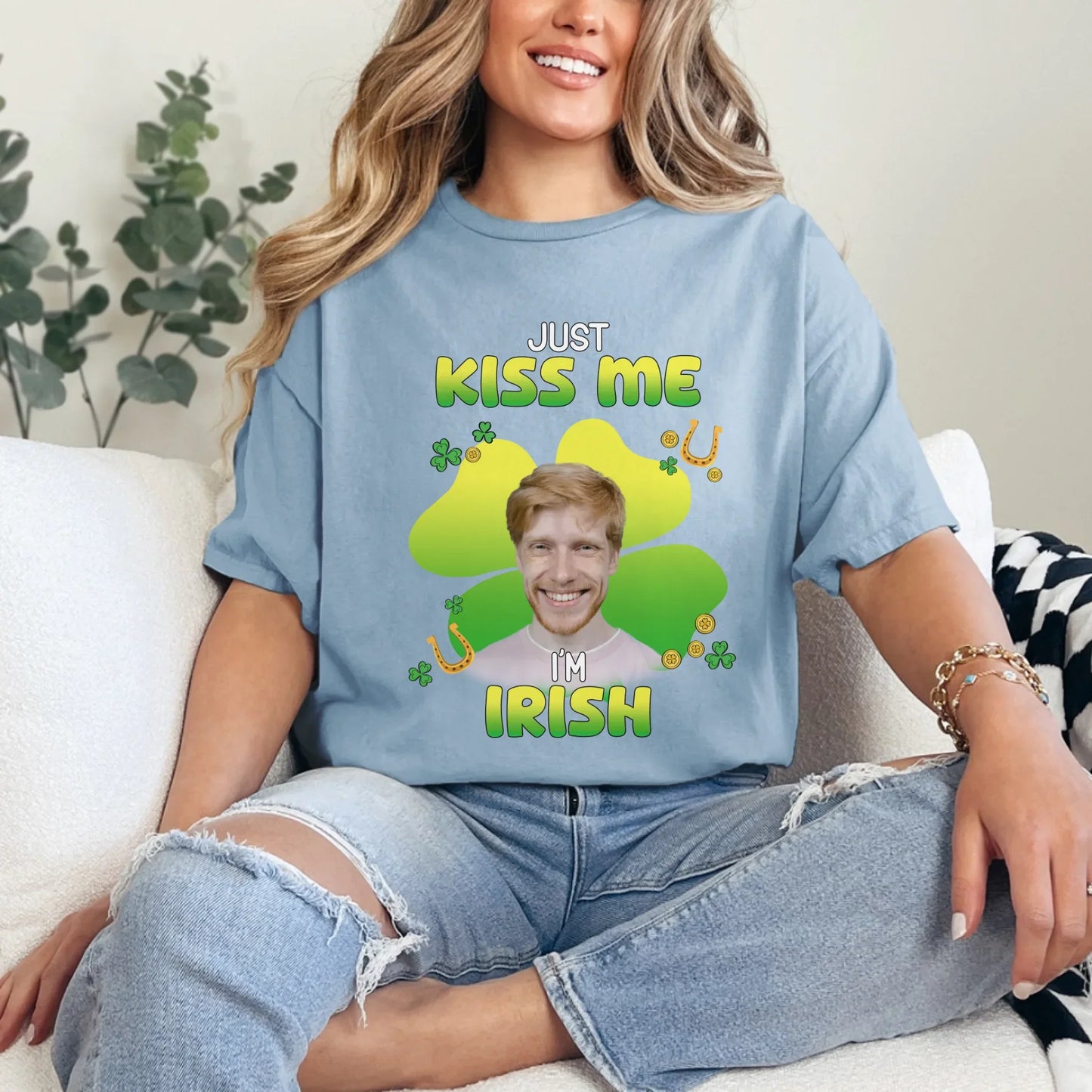 Personalized St. Patrick's Day Photo T-Shirt