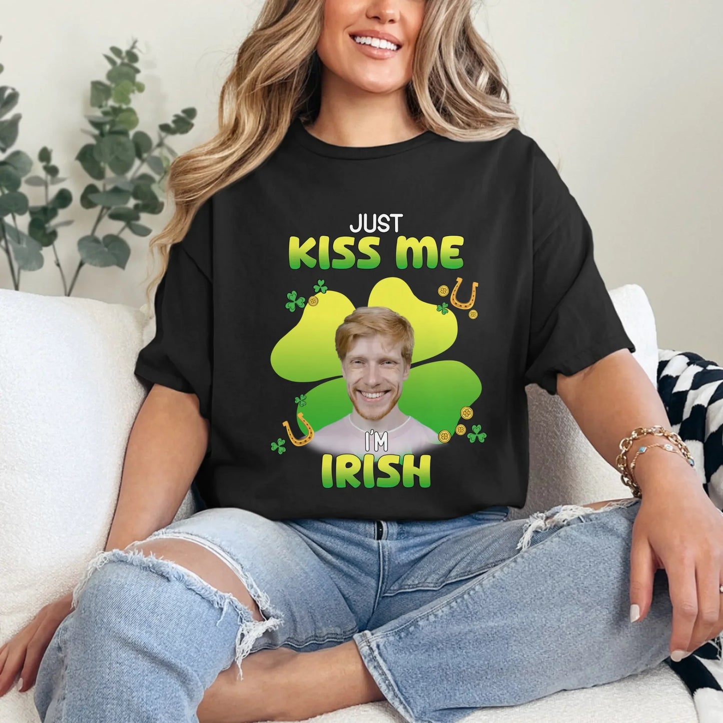 Personalized St. Patrick's Day Photo T-Shirt