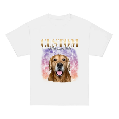 Custom Vintage Style Pet T-Shirt