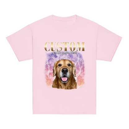 Custom Vintage Style Pet T-Shirt