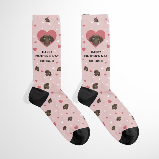 Mother's Day Pet Photo Socks