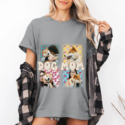 Pet Mom Window Pane T-shirt