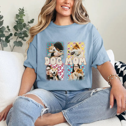 Pet Mom Window Pane T-shirt