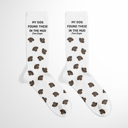 Personalized Father's Day Pet Face Pattern Socks