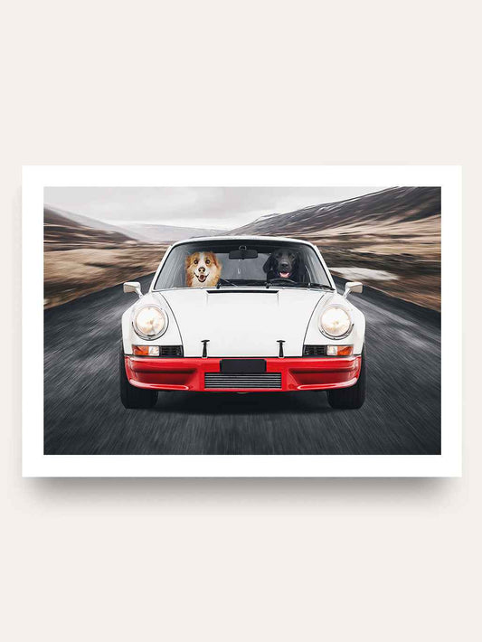 Supercar - Custom Pet Portrait