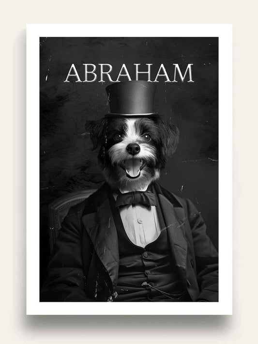 Abraham Lincoln - Custom Pet Portrait