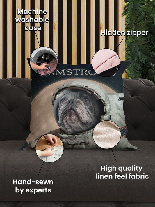 Neil Armstrong - Custom Pet Cushion