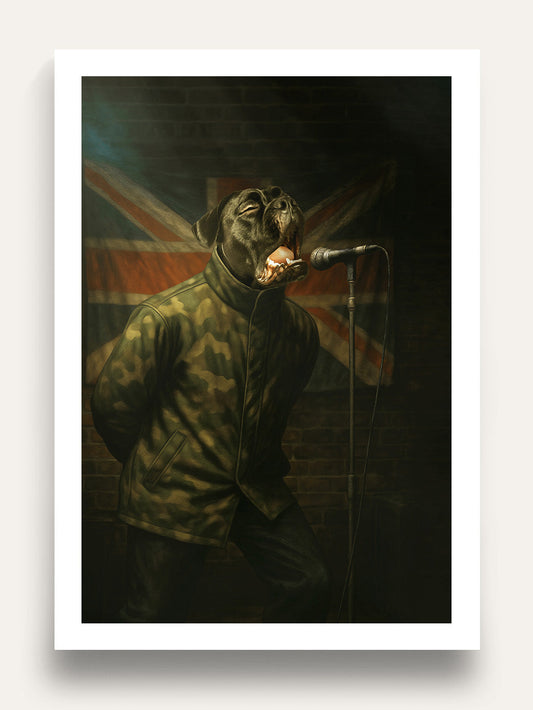 Britpop Superstar - Custom Pet Portrait