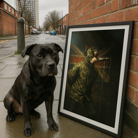 Britpop Superstar - Custom Pet Portrait
