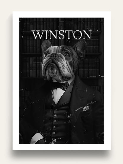 Winston Churchill - Custom Pet Portrait
