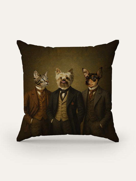 Dapper Gents - Custom Pet Cushion