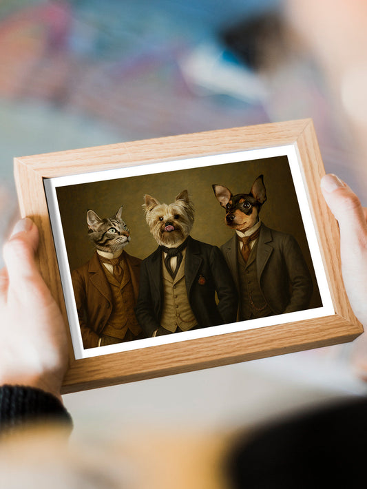 Dapper Gents - Custom Pet Portrait