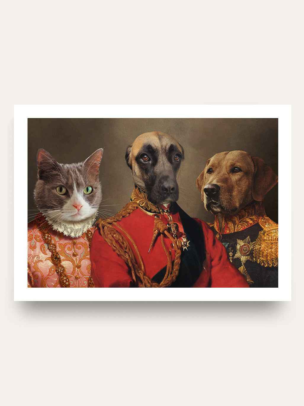 The Duchess. Ambassador & The General - Custom Pet Portrait