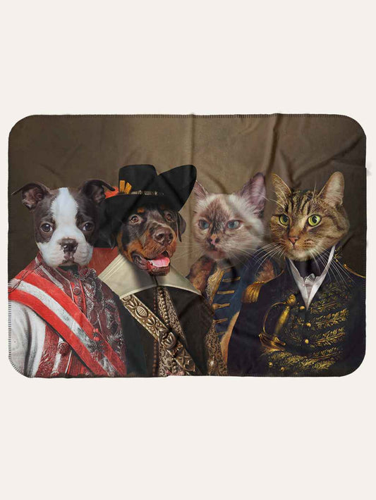 The Duke. Musketeer. Count & Commodore - Custom Pet Blanket