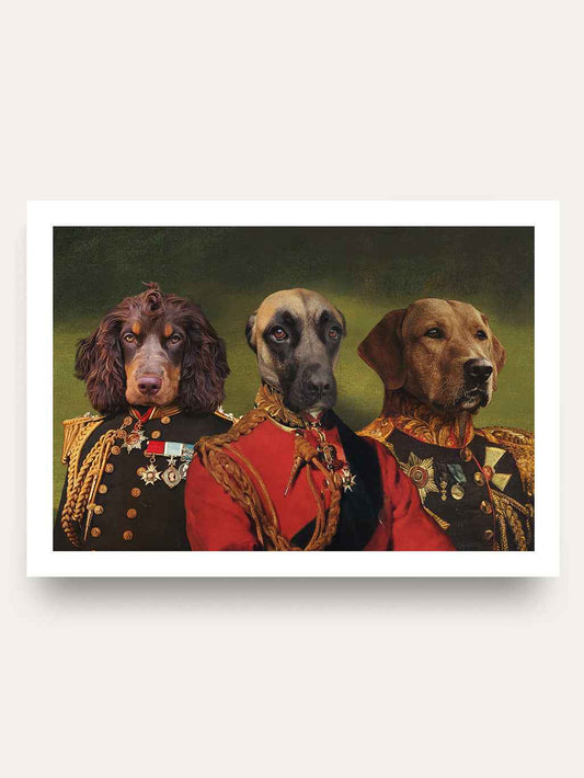 The Earl. Ambassador & The General - Custom Pet Portrait