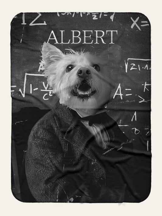 Albert Einstein - Custom Pet Blanket