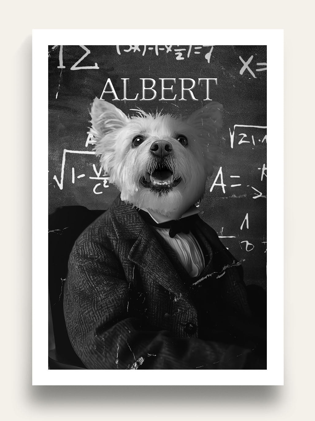 Albert Einstein - Custom Pet Portrait