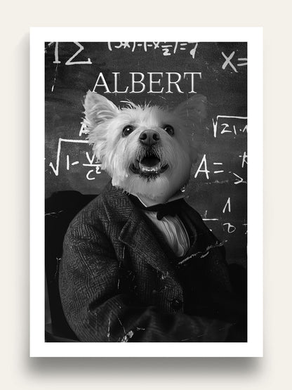 Albert Einstein - Custom Pet Portrait