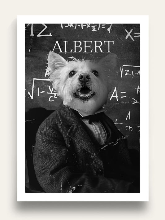 Albert Einstein - Custom Pet Portrait