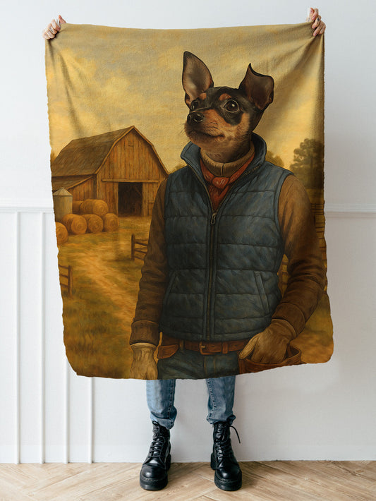 The Farm Hand - Custom Pet Blanket
