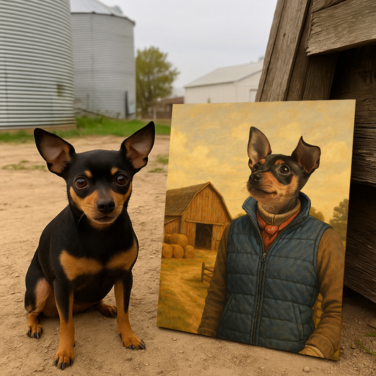 The Farm Hand - Custom Pet Canvas