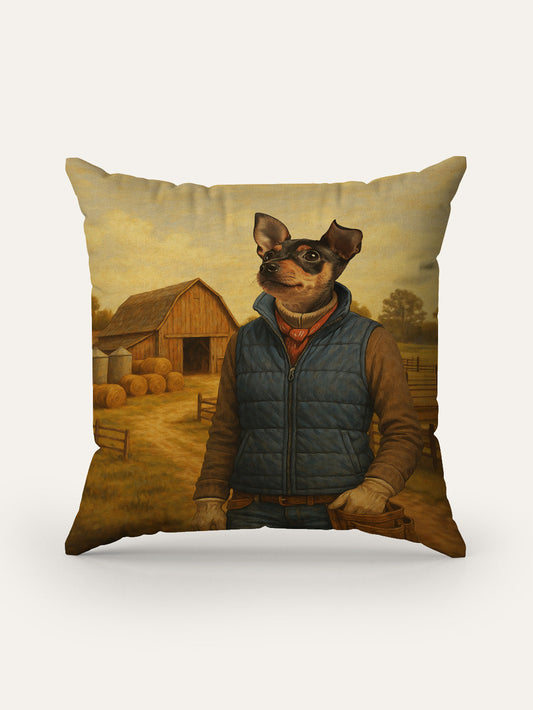The Farm Hand - Custom Pet Cushion
