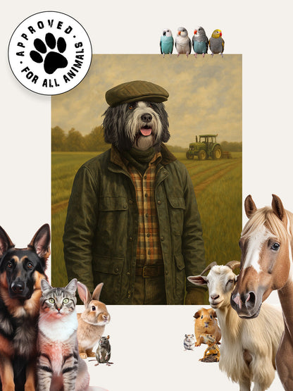 The Farmer - Custom Pet Blanket