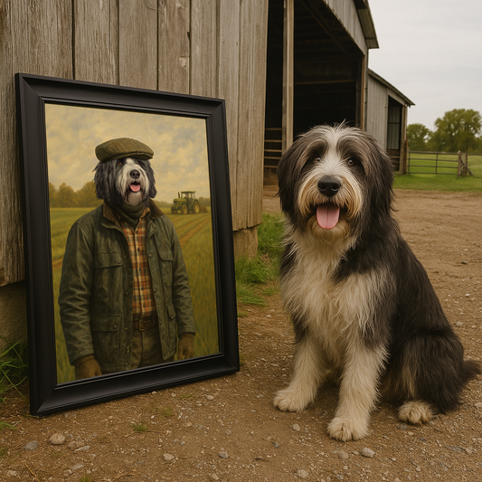 The Farmer - Custom Pet Portrait