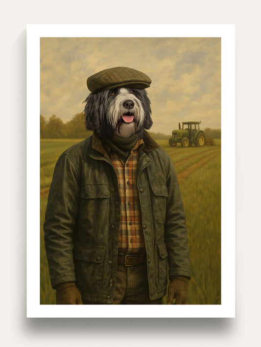 The Farmer - Custom Pet Portrait