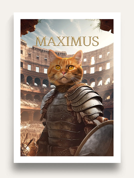 Gladiator - Custom Pet Portrait
