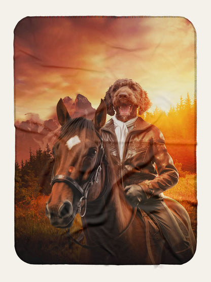 Horse Rider - Custom Pet Blanket
