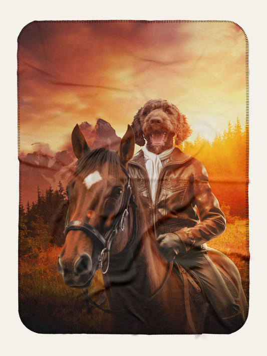Horse Rider - Custom Pet Blanket