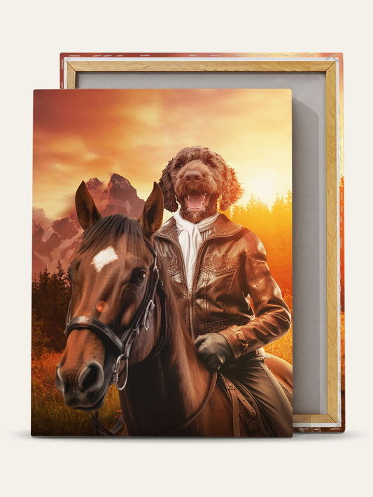 Horse Rider – Custom Pet Canvas