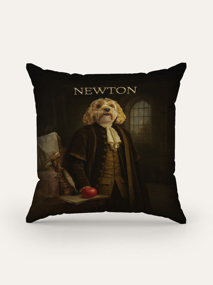 Isaac Newton - Custom Pet Cushion