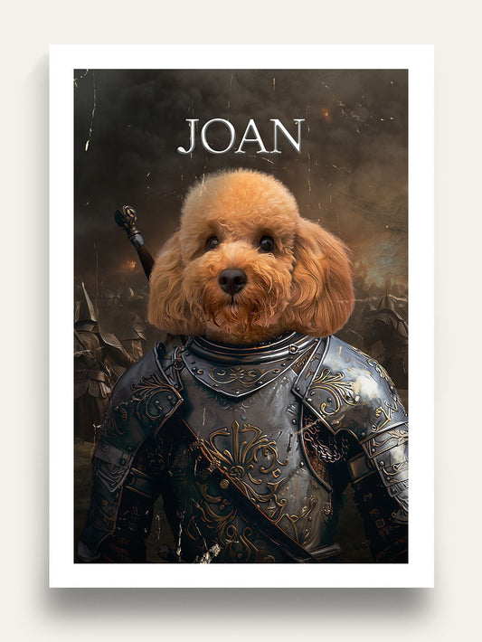 Joan of Arc - Custom Pet Portrait