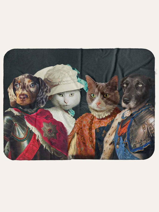 The Knight. My Fur Lady. The Duchess & Lord Protector - Custom Pet Blanket