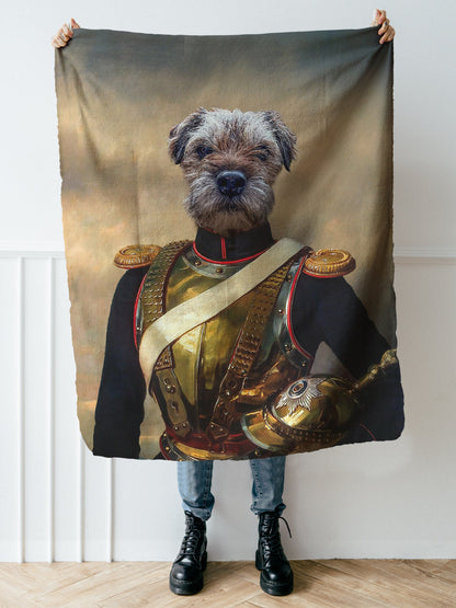 Lieutenant Paws - Custom Pet Blanket